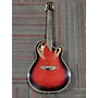 Used Ovation Ce778 Acoustic Guitar red fade