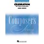 Hal Leonard Celebration (On a Theme by Saint-Saens) Concert Band Level 4 Composed by James Curnow