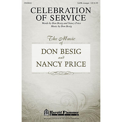 Shawnee Press Celebration of Service SATB composed by Don Besig