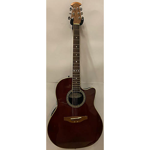 Ovation Celebrity CC057 Acoustic Electric Guitar Red