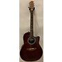 Used Ovation Celebrity CC057 Acoustic Electric Guitar Red