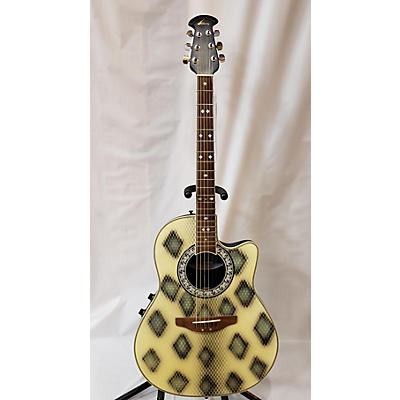 Ovation Celebrity CC57 Snakeskin Acoustic Electric Guitar