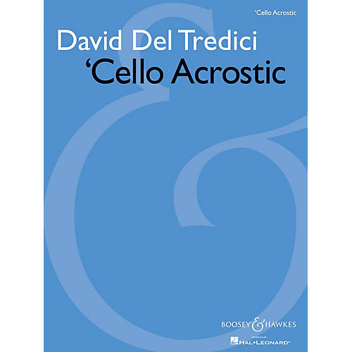Boosey and Hawkes 'Cello Acrostic (for Solo Cello) Boosey & Hawkes Chamber Music Series Softcover