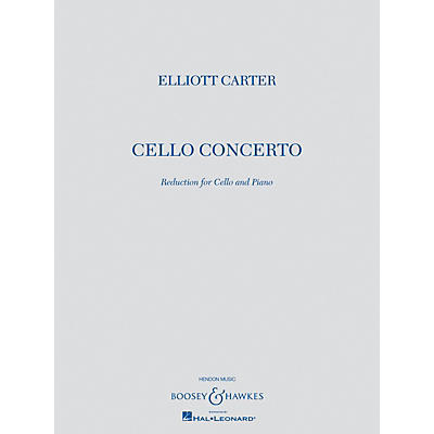 Boosey and Hawkes Cello Concerto (Cello and Piano Reduction) Boosey & Hawkes Chamber Music Series Softcover