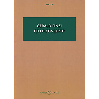 Boosey and Hawkes Cello Concerto (Revised 2009 Study Score) Boosey & Hawkes Scores/Books Series Softcover by Gerald Finzi