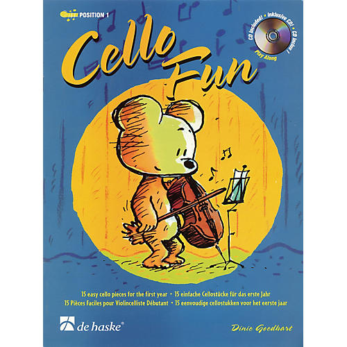 Cello Fun (15 Easy Cello Pieces for the First Year) De Haske Play-Along Book Series