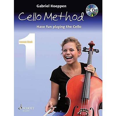 Schott Cello Method - Lesson Book 1 (Have Fun Playing the Cello) String Series Softcover with CD