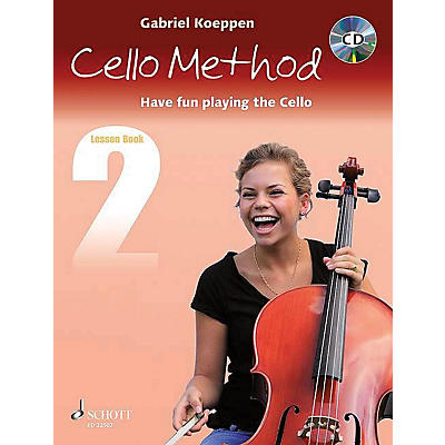 Schott Cello Method - Lesson Book 2 String Series Softcover with CD Written by Gabriel Koeppen