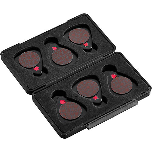 TIK PIK Celluloid Guitar Picks with Case .71 mm 6 Pack