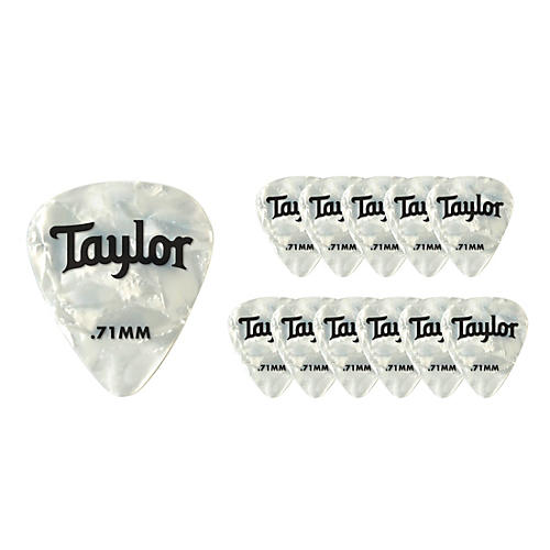 Taylor Celluloid Picks 12-Pack .71 mm 12 Pack