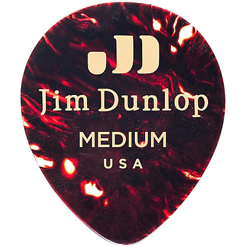 Celluloid Teardrop Guitar Picks, Shell