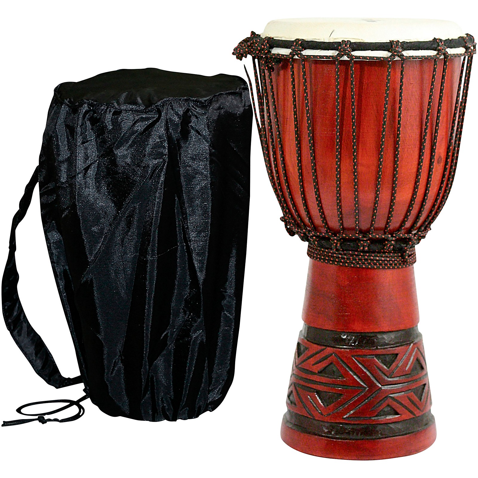 X8 Drums Celtic Labyrinth Djembe Drum 9 x 16 in. Musician's Friend