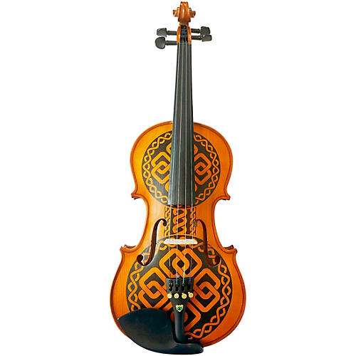 Rozanna's Violins Celtic Love Series Violin Outfit Condition 2 - Blemished 4/4 197881153083