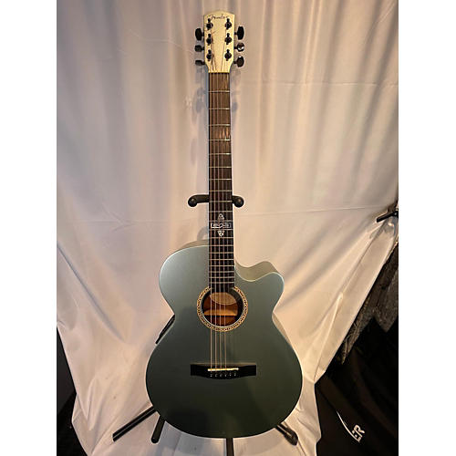 Fender Celtic-SMS Acoustic Electric Guitar Metallic Silver
