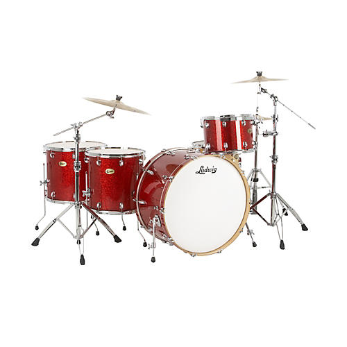 Ludwig Centennial Zep 4 Piece Shell Pack Red Sparkle Musician S Friend