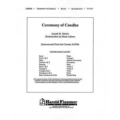 Shawnee Press Ceremony of Candles (Orchestration/Conductor's Score) Score & Parts composed by Joseph M. Martin