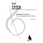 Lauren Keiser Music Publishing Chamber Concerto for Saxophone and Six Players - Score and Part LKM Music Series Composed by David Stock