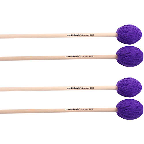 Malletech Chamber Marimba Mallets Set of 4 (2 Matched Pairs) Medium