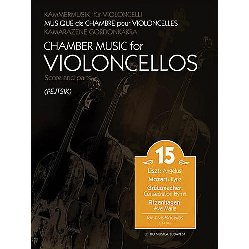 Editio Musica Budapest Chamber Music for Cellos Vol. 15 EMB Series Softcover Composed by Various