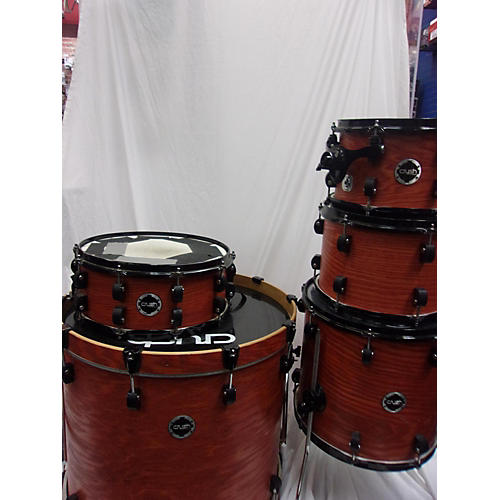 Crush Drums & Percussion Chameleon Ash Drum Kit Satin Orange