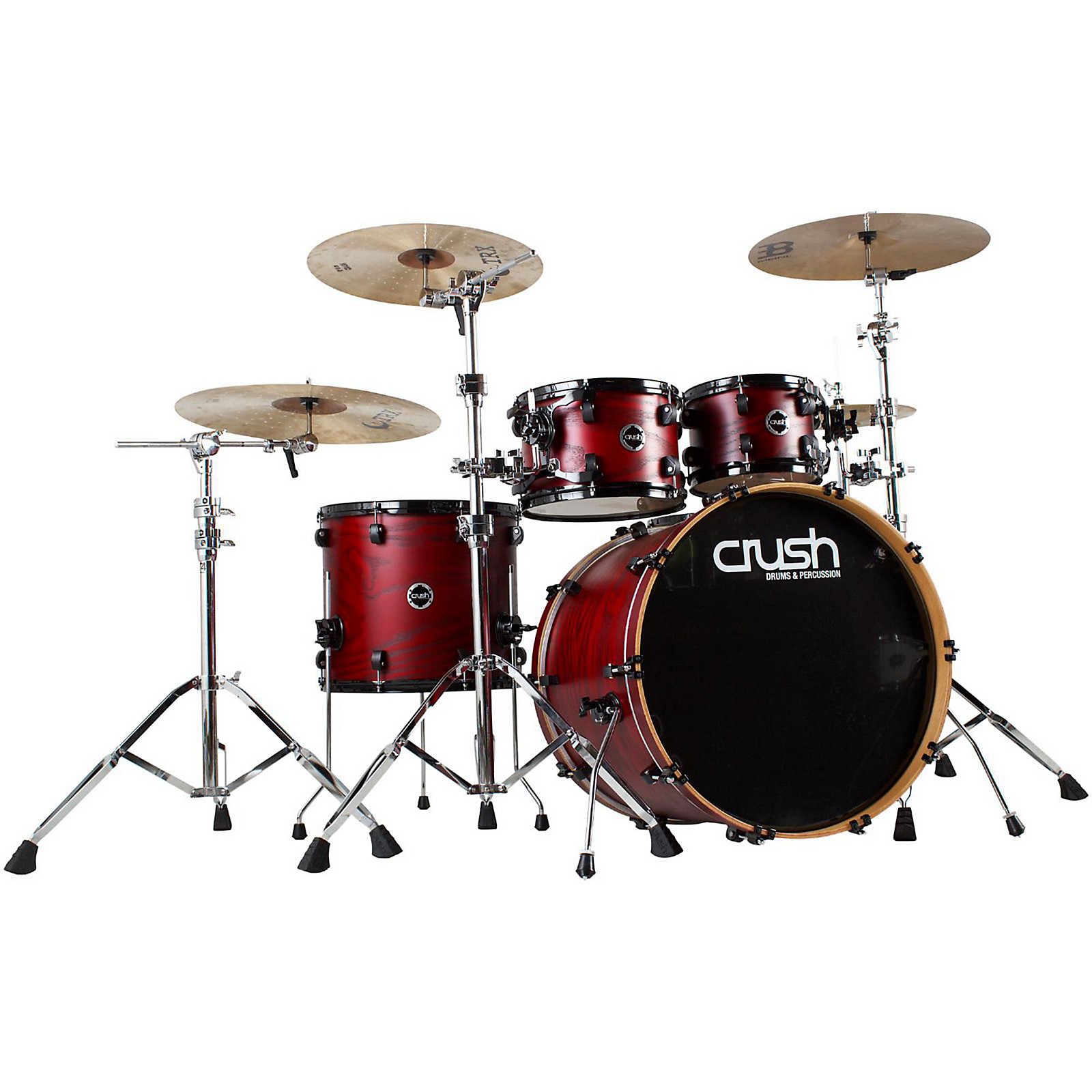 Crush Drums & Percussion Chameleon Ash Trans Lacquer 5Piece Shell Pack
