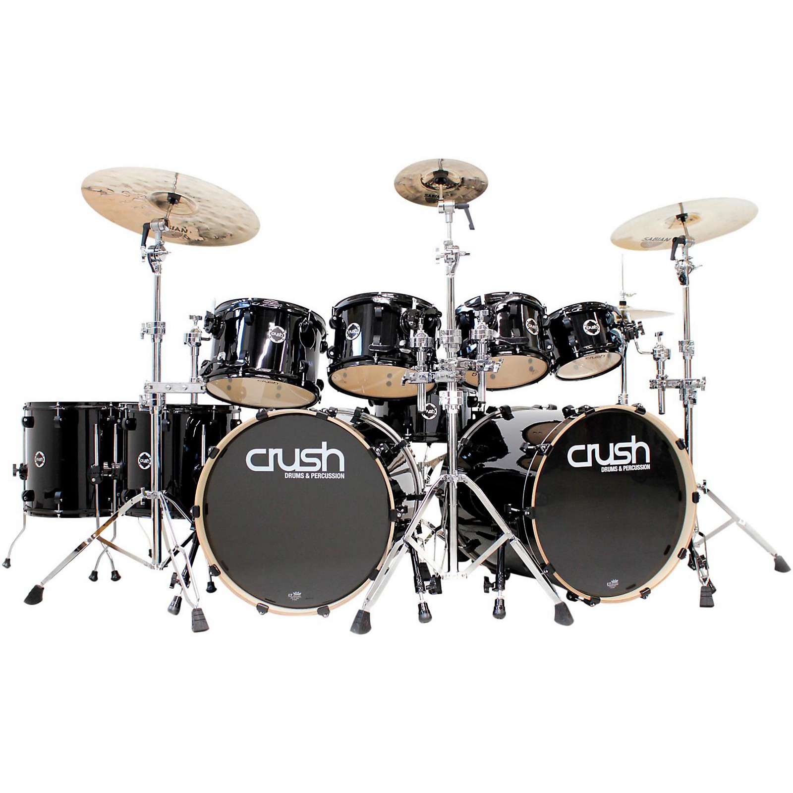 Crush Drums & Percussion Chameleon Birch 9Piece Shell Pack with 20