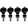 Grover Champion #3 Series Ukulele Black Button Tuning Pegs Nickel