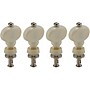 Grover Champion #3 Series Ukulele White Button Tuning Pegs Nickel