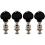 Grover Champion #6 Series Ukulele Black Button Tuning Pegs Nickel