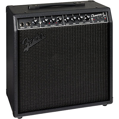 Fender Champion II 50 Blackout Edition 50W 1x12" Guitar Combo Amp -