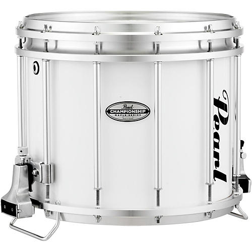 Pearl Championship Maple FFX Marching Snare Drum Condition 1 - Mint 14 x 12 in. Pure White