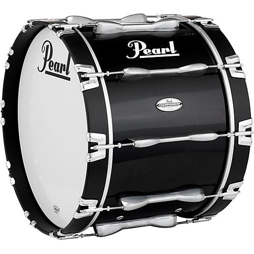 Pearl Championship Maple Marching Bass Drum 20x14 Inch Midnight Black