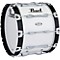 Championship Maple Marching Bass Drum, 30 x 16 in. Level 1 Pure White