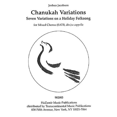 Transcontinental Music Chanukah Variations SATB a cappella composed by Joshua Jacobson