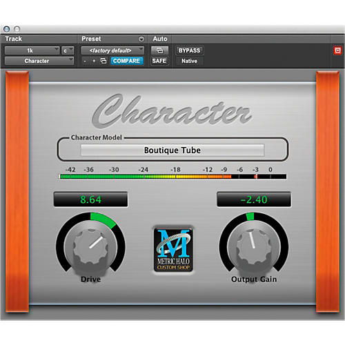 METRIC HALO Character for Pro Tools AAX Software Download