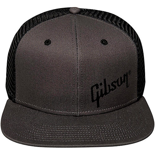 Gibson Charcoal Trucker Snapback One Size Fits All