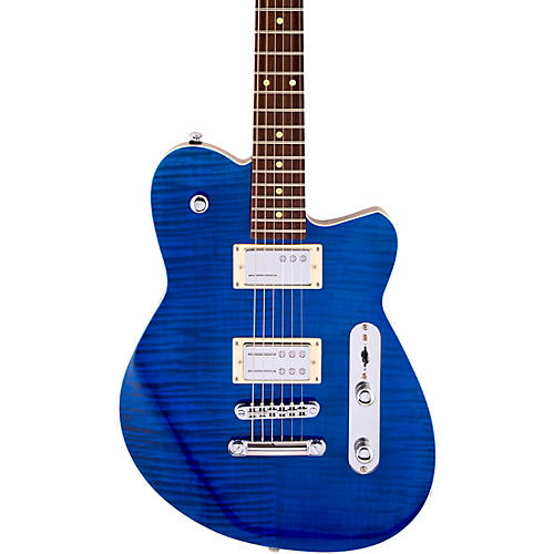 Reverend Charger RA Rosewood Fingerboard Electric Guitar Condition 2 - Blemished Transparent Blue 197881110390