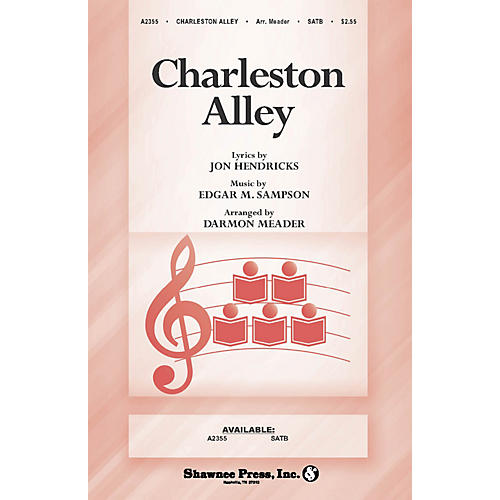 Shawnee Press Charleston Alley SATB composed by Jon Hendricks