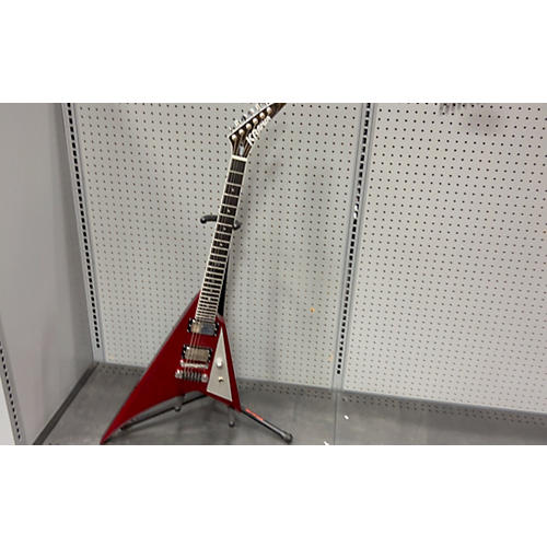 Kramer Charlie Parra Vanguard Solid Body Electric Guitar Chrome Red Metallic