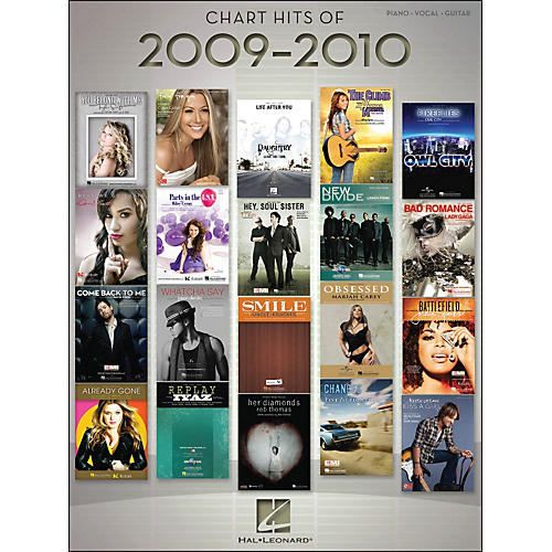 Chart Hits Of 2009-2010 arranged for piano, vocal, and guitar (P/V/G)