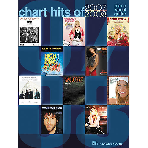 Chart Hits of 2007-2008 Piano, Vocal, Guitar Songbook