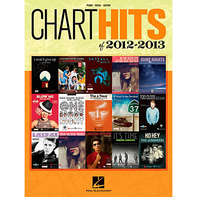 Hal Leonard Chart Hits of 2012-2013 Piano/Vocal/Guitar Songbook
