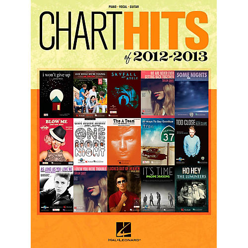 Hal Leonard Chart Hits of 2012-2013 Piano/Vocal/Guitar Songbook