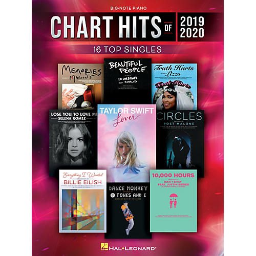 Hal Leonard Chart Hits of 2019-2020 Big Note Piano Songbook