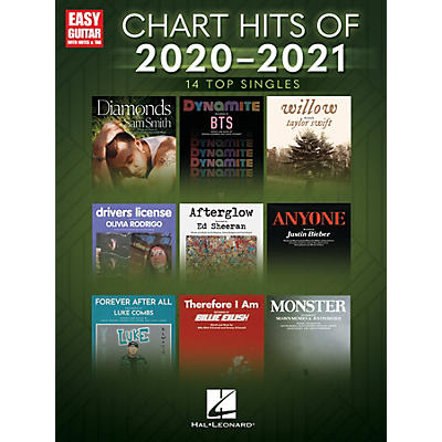 Hal Leonard Chart Hits of 2020-2021 Easy Guitar Songbook