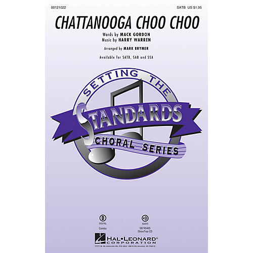 Hal Leonard Chattanooga Choo Choo ShowTrax CD Arranged by Mark Brymer
