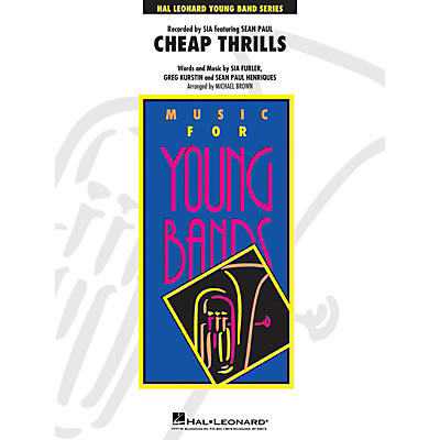 Hal Leonard Cheap Thrills - Young Concert Band Level 3 by Michael Brown