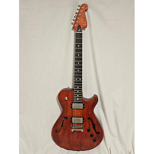 Knaggs Chena Tier 3 Hollow Body Electric Guitar Red Old Violin