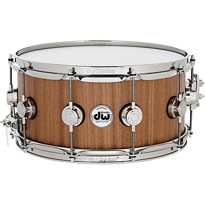 DW Cherry Mahogany Natural Lacquer With Nickel Hardware Snare Drum 14x6.5"