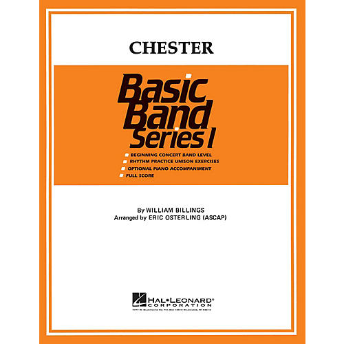 Chester Concert Band Level 1 Arranged by Eric Osterling